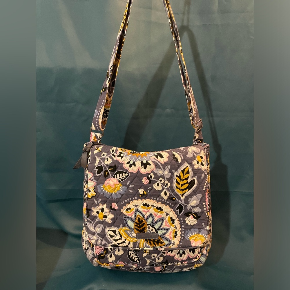 Vera Bradley Convertible Flap Crossbody Bag - Charmont Meadows